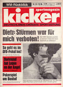 WM 1978 Kicker Nr.53 vom 29.06.1978