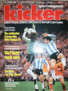 WM 1978 Kicker Nr.54 vom 03.07.1978