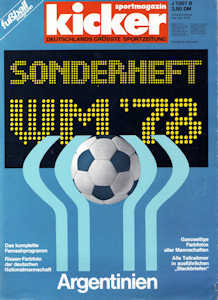 WM 1978 Kicker Sonderheft